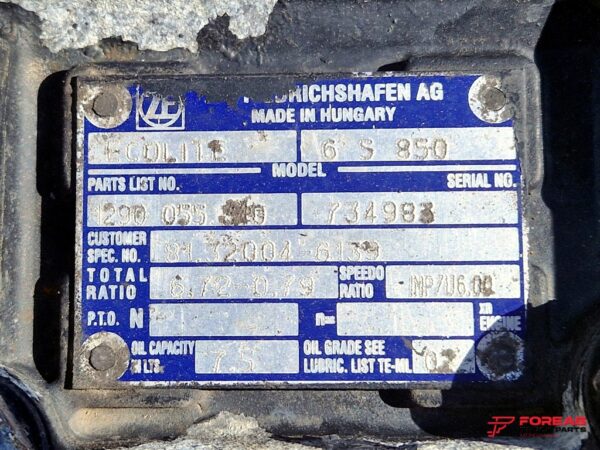 MAN ECOLITE 6S 850 GETRIEBE – Bild 9